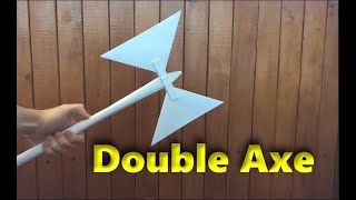 How to make a Double Axe out of a paper [upl. by Bolen795]