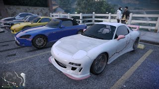 Tuners Cars Meet  the best GTA update ever GTA Online [upl. by Annahsar]