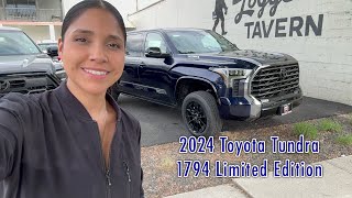 2024 Toyota Tundra 1794 Limited Edition Blueprint [upl. by Brennen]