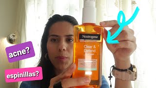 GEL LIMPIADOR FACIAL NEUTROGENA CLEARampDEFEND PREVIENE EL ACNE Y LAS ESPINILLAS [upl. by Ecnarrat]