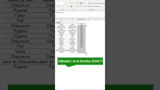 shorts Lastuce pour comparer les données de deux colonnes dans Excel 🤔 [upl. by Eradis549]