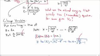 Finite Square Well Bound States Part 2 [upl. by Kata348]