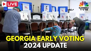 US Elections LIVE Secretary of State Provides Update on Georgia’s Record Early Voting Numbers N18G [upl. by Alliuqet]