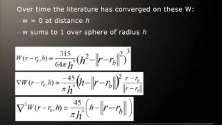 7  Smoothed Particle Hydrodynamics [upl. by Vanderhoek790]