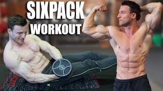 Schnellster SIXPACK Muskelaufbau  Workout im Hypertrophiebereich [upl. by Sorvats]