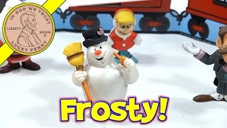 Frosty The Snowman Frosty Winter Ride 5Figure Set Review [upl. by Aipmylo995]