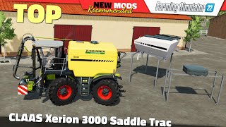 FS22  CLAAS Xerion 3000 Saddle Trac  Farming Simulator 22 New Mods Review 2K60 [upl. by Nicholson]