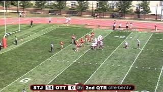 St John Fisher vs Otterbein University Football 9713 [upl. by Eerot]