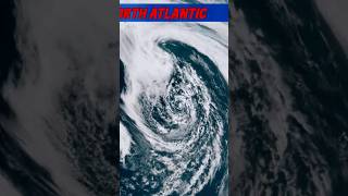 Extratropical cyclone in Atlantic looks interesting as it influences the weather in Newfoundland [upl. by Ayikaz]