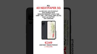 TCL 40 NEXTPAPER 5G LAUNCHED [upl. by Hanaj308]