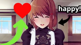 tutorial on how to raise affection with Monika afterstory mod [upl. by Wakefield]