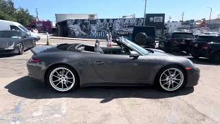 2014 Porsche 911 Carrera 4 Cabriolet Sport Design pkg [upl. by Kcirtapnhoj]