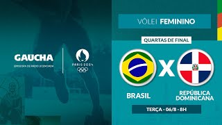 Vôlei Feminino  Jogos Olímpicos  Gaúcha em Paris  06082024 [upl. by Yaja]