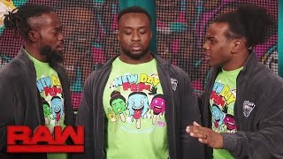 The New Day have much to discuss this week Raw March 20 2017 [upl. by Coniah]