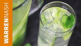 Cucumber Water Recipe  Refreshing amp great for Detox  Recipes by Warren Nash [upl. by Orenid]