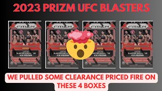 2023 PRIZM UFC CLEARANCE BLASTERS TOP RC PRIZMS UNBELIEVABLE PULLS ON A DISCOUNT [upl. by Sudnac]