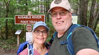 Hiking The Au Sable River Foot Trail At Hartwick Pines State Park  Grayling  Michigan [upl. by Huttan456]