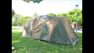 26 minutes Coleman Chalet 9CV Family Tent Setup [upl. by Nottage465]