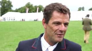 Frances Cedric Lyard starts 2015 Land Rover Burghley Horse Trials in style [upl. by Wrigley979]