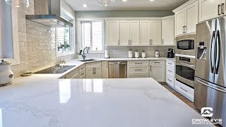 Caesarstone Calacatta Nuvo countertops by Crowleys Granite Concepts Inc [upl. by Cummins155]