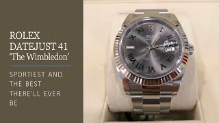 REVIEW Rolex Datejust 41 Wimbledon 126334 [upl. by Concordia]