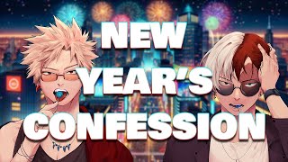 New Years Confession  Bakugo x Listener x Todoroki Audio Roleplay [upl. by Nattie]