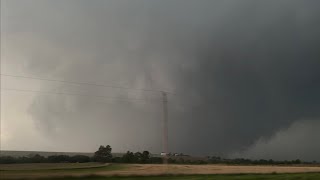 INSIDE A MEGA WEDGE TORNADO with Dominator 3 buried in the ditch [upl. by Kennith]