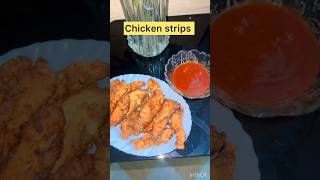 Crispy chicken stripschicken tenders recipe chicken strips food fusion food chickentenders [upl. by Laamaj]