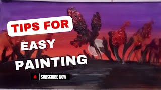 Gouache paintingEasy painting for beginnersstep by step tutorialartbysobia [upl. by Miquela17]