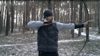 Recenzja łuku typu longbow firmy RAVEN ARCHERY BUCK TRAIL Black Hawk [upl. by Ariom544]