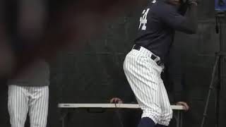 Aroldis Chapman bullpenNew York yankeesmlb [upl. by Yralih]