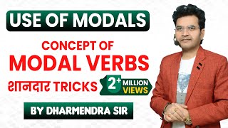 Concept of Modal Verbs in English Grammar by Dharmendra Sir  For SSC CGLCHSLBANK POCPOUPSC [upl. by Sharp]