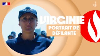 Portrait de défilante 14 juillet  Virginie Labaere Cheffe de bataillon [upl. by Galvan]