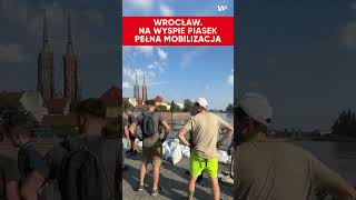 Wrocław czeka niespokojna noc Na Wyspie Piasek pełna mobilizacja [upl. by Ytsim]