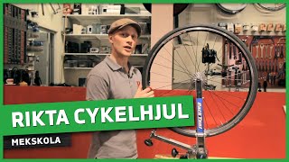 Rikta cykelhjul  HappyMTBs Mekskola [upl. by Omissam]