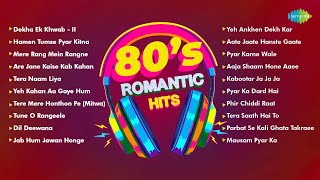 80s Romantic Hits  Superhit Evergreen Love Songs  Dekha Ek Khwab Pyar Karne Wale Tera Naam Liya [upl. by Baggott608]