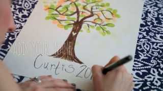 How To Make Family Tree Wall Art With Kids [upl. by Trefor]