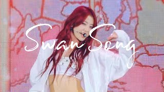 4K 240219 르세라핌 쇼케이스 허윤진 직캠 SWAN SONG LE SSERAFIM HUHYUNJIN fancam [upl. by Wren]