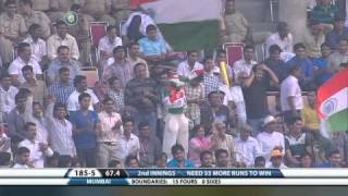 sachin last first class innings mumbai vs haryana ranji trophy match [upl. by Bogosian693]