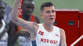 Jakob Ingebrigtsen wins Mens 5000m finals for Norway in Olympics 2024 [upl. by Eanaj]