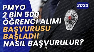 2023 PMYO BAŞVURUSU NASIL YAPILIR ADIM ADIM GÖRÜNTÜLÜ ANLATIM PMYO 2500 ÖĞRENCİ ALIMI BAŞVURU [upl. by Rhee]