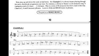 How to play and improvise Jazz Examples 14 Jamey Aebersold [upl. by Cadmarr335]