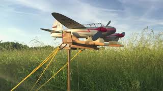 RubberPowered Model Aircraft in Pine Forge [upl. by Frere260]