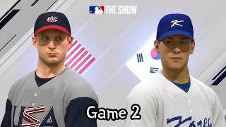 더쇼20 미국 드림팀과 한국 대표팀의 두번째 대결 김광현 vs 맥스 슈어저 MLB The Show 20 [upl. by Coucher352]