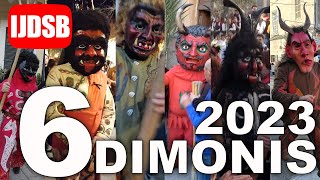 👺 6 DIMONIS de MALLORCA 👹 Sant ANTONI 2023 [upl. by Nahpets]