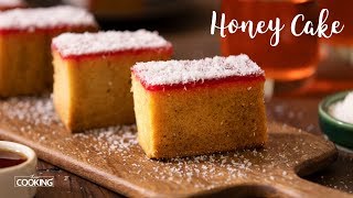 Eggless Honey Cake  Bakery Style Honey Cake [upl. by Ellehcen]