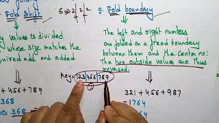 Hashing methods  Folding  Rotation amp Random  Part44  Data Structures  Lec66  Bhanu Priya [upl. by Adnohser823]