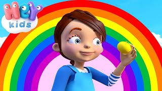 Culorile 🌈 Cantecul culorilor  Desene animate educative pentru copii  HeyKids [upl. by Steffi889]