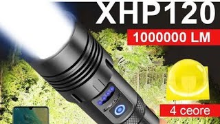 Waterproof Rechargeable Zoomable LED Flashlight [upl. by Raymonds434]