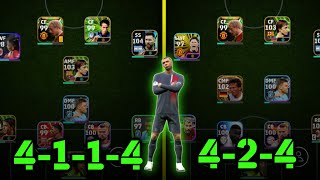 424 Vs 4114  ADVANTAGES and DISADVANTAGES in efootball 24 [upl. by Pevzner]